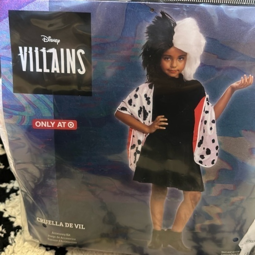 Girls Cruella De Vil Costume